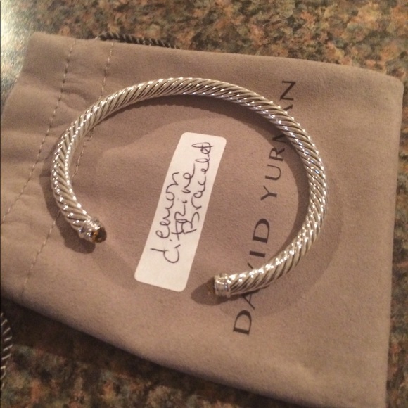David Yurman Jewelry - David Yurman 5mm citrine diamond bracelet